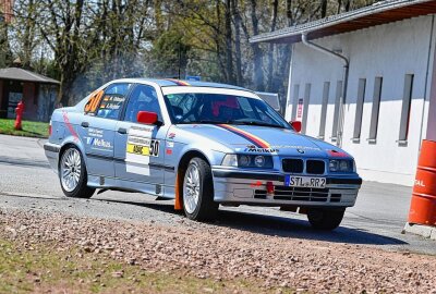 Sächsischer Doppelsieg bei der 57. ADAC Rallye Erzgebirge - Axel Richter/Nick Uhlmann (Neukirchen/Neukirchen). Foto: Thorsten Horn
