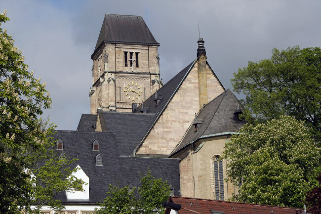 Sanierung der Schlosskirche mit ehemaligem DDR-Vermögen - Die Schlosskirche gilt als eines der ältesten und wertvollsten Kulturdenkmäler von Chemnitz.