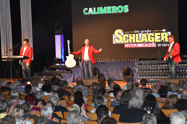 Schlager-Hitparade heizt Chemnitzern ein - Die Calimeros gibt es seit über 40 Jahren. Foto: Maik Bohn