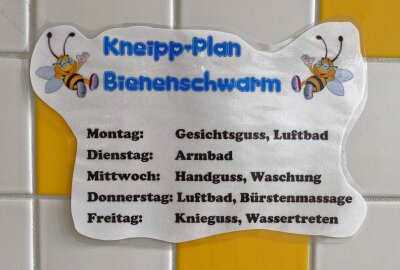 Schönbrunner Zwergenland stellt sein Kneipp-Konzept vor - So sieht der Wochnenplan für eine der Gruppen aus. Foto: Andreas Bauer