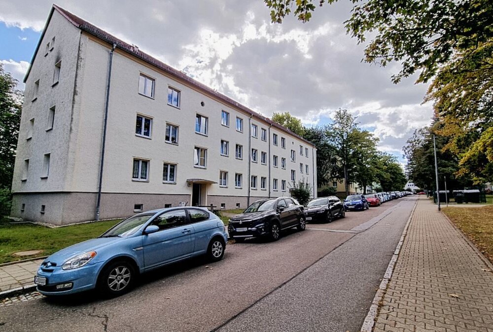 Schüsse in Chemnitzer Wohngebiet - In einem Chemnitzer Wohnhaus soll es zu Schüssen gekommen sein. Foto: Harry Härtel