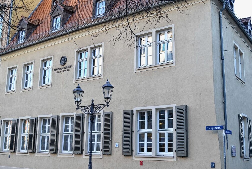 Schumann Plus IV am 23. April mit ausgewähltem Liedprogramm eröffnet - Das Robert-Schumann-Haus in Zwickau. Foto: Jürgen Sorge