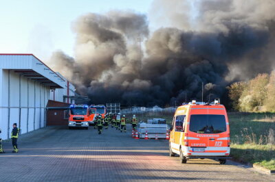 Große Rauchwolke über Leipzig. Foto: LausitzNews