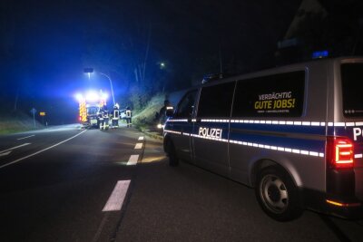 Am frühen Sonntagmorgen kam es in Schwarzenberg zu einem Unfall. 