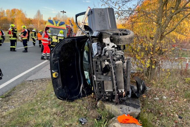 In Schneeberg kam es zu einem Unfall, bei dem eine Person schwer verletzt wurde. 