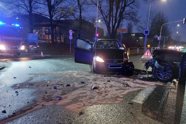In Freiberg kam es zu einem schweren Unfall.