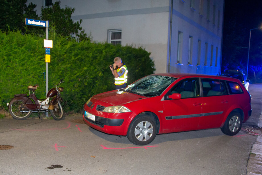 Schwerer Verkehrsunfall in Wilkau-Haßlau.