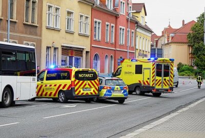 Schwerer Verkehrsunfall mit mehreren Verletzten - Schwerer Verkehrsunfall in Kamenz. Foto: LausitzNews.de/Tim Kiehle