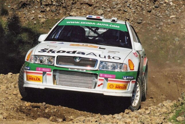 Mit dem Sctavia WRC mischte Skoda von 2000 bis 2002 in der höchsten Kategorie der Rallye-Weltmeisterschaft mit. Foto: Thorsten Horn