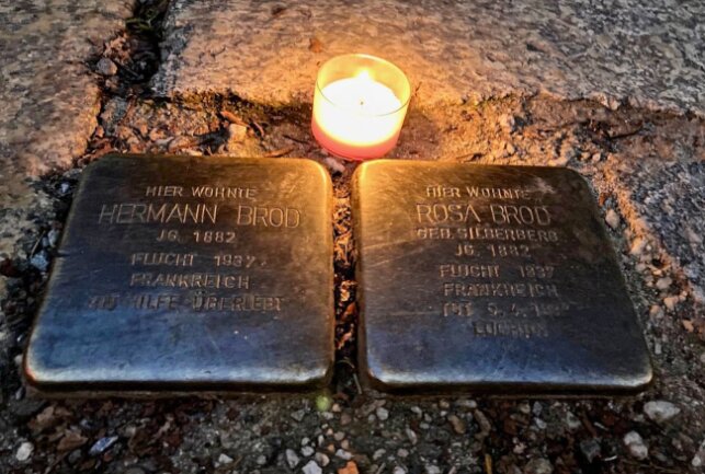 Ein Stolperstein wie diese wurde in Chemnitz gestohlen. Foto: Steffi Hofmann