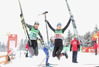 Skilanglauf-DM: Wettergott hat pünktlich Schnee geschickt - Impressionen vom erstenTag der Skilanglauf-DM. Foto: Thomas Fritzsch/PhotoERZ
