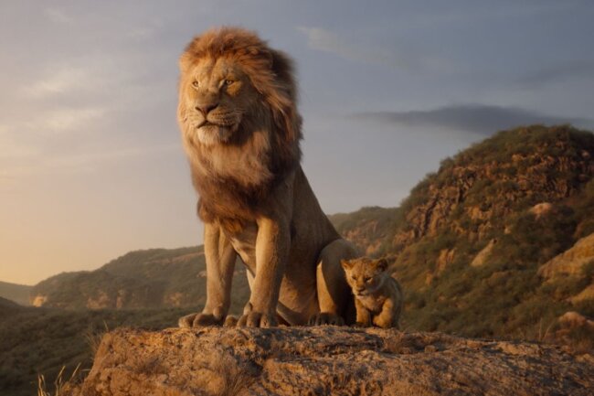 So gut ist "Der König der Löwen" wirklich - Mufasa und Simba. 