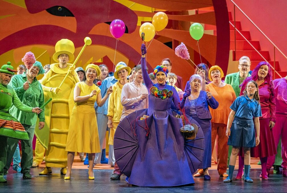 Am Freitag feiert das Familienstück "Spuk unterm Riesenrad" im Opernhaus Premiere.Foto: Theater Chemnitz/Nasser Hashemi