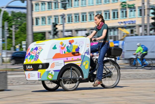 Das Lastenrad "Lara" ist ab kommender Woche im Einsatz. Foto: Andreas Seidel