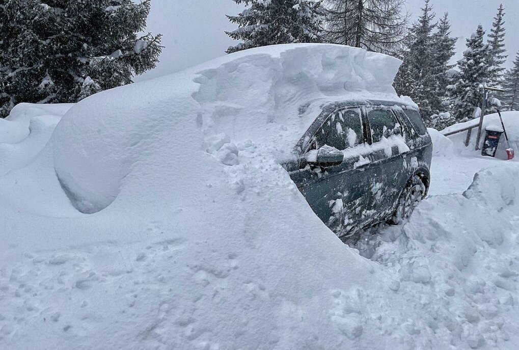 In Österreich ist es zum extremen Schneefall gekommen, was einiges erschwert! Foto: Daniel Unger