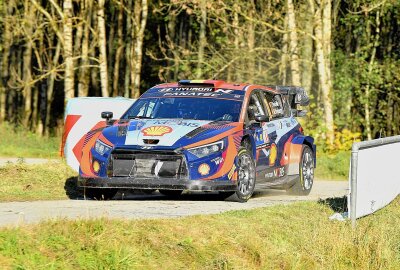 Starkes Comeback der Rallye-WM in Deutschland - Thierry Neuville/Martijn Wydaeghe gewannen die CER. Foto: Thorsten Horn