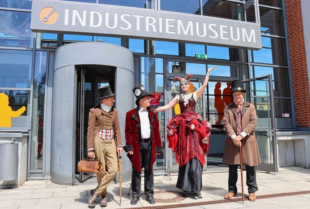 Am Samstag findet das Steampunk-Fest statt. Foto: Industriemuseum Chemnitz/ Marion Kaiser