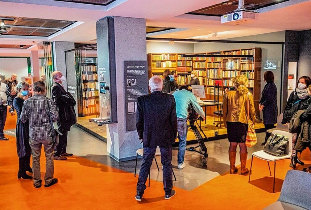 2020 wurde im Tietz das neue Stefan-Heym-Forum mit der Arbeitsbibliothek von Stefan und Inge Heym eröffnet. Foto: Georg-Ulrich Dostmann