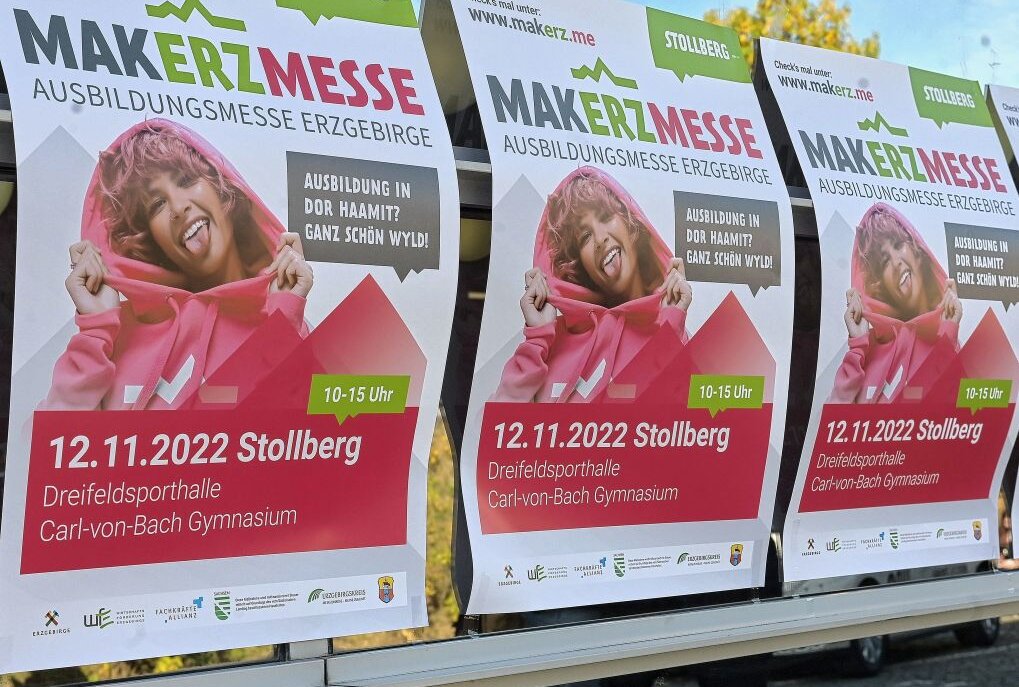 Stollberg: Makerz-Messe präsentierte bunte Auswahl - Die Ausbildungsmesse Erzgebirge läuft jetzt als MAKERZ-Messe im neuen Design. Foto: Ralf Wendland
