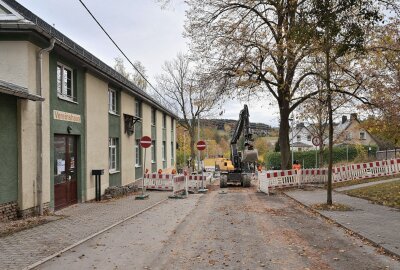 Straßenbaumaßnehmen in Thalheim vor dem Abschluss - Mit den Arbeiten an der Stadtbadstraße in Thalheim steht man kurz vorm Abschluss. Foto: Ralf Wendland