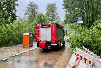Sturzflut der Stufe Orange: Überflutungswarnung für Schwarzenberg - Überflutungen in Schwarzenberg. Foto: Daniel Unger