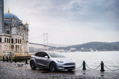SUV unter Strom: Aktuelle Modelle mit Akku - Gut verkäuflich: Das Model Y von Elektro-Pionier Tesla.