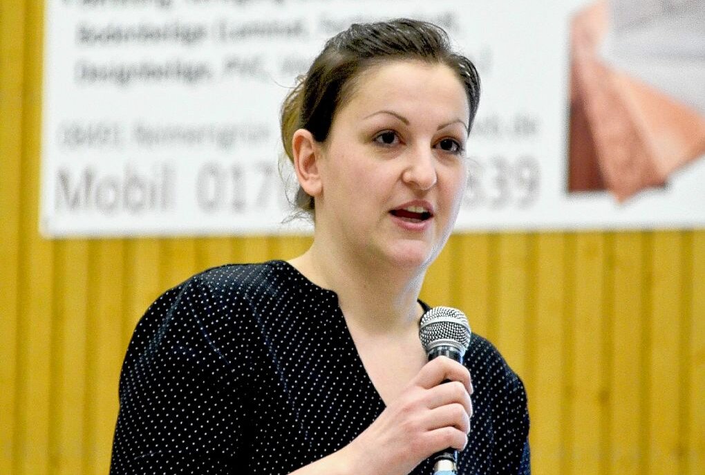 Franziska Schmidt ist die Abteilungsleiterin des SV 04 Plauen-Oberlosa. Foto: Karsten Repert