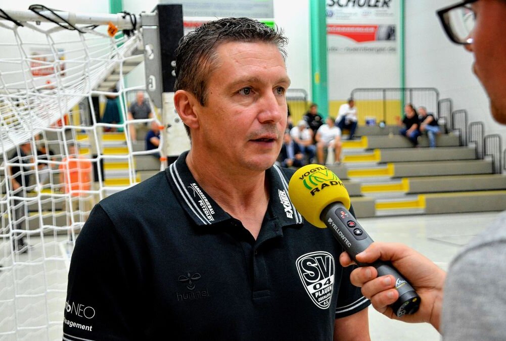 Petr Hazl ist der Cheftrainer des SV 04 Plauen-Oberlosa. Foto: Karsten Repert