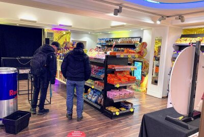 Sweet American Dreams in Chemnitzer City für kurze Zeit - Der neue "Einfach Kiosk" Popup-Store in der Chemnitzer Innenstadt. Foto: Steffi Hofmann