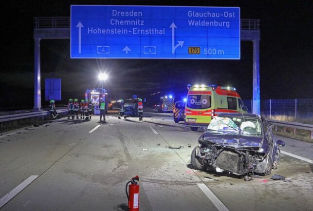 Tödlicher Unfall auf der A4. Foto: Andreas Kretschel