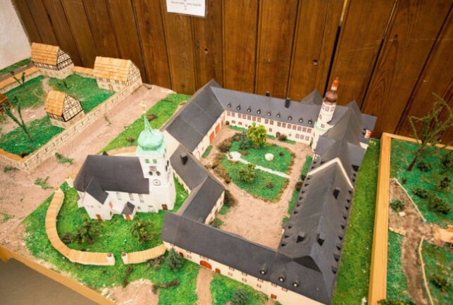 Das Modell des Schlosses seht ebenfalls im Museum. Foto: Jan Görner