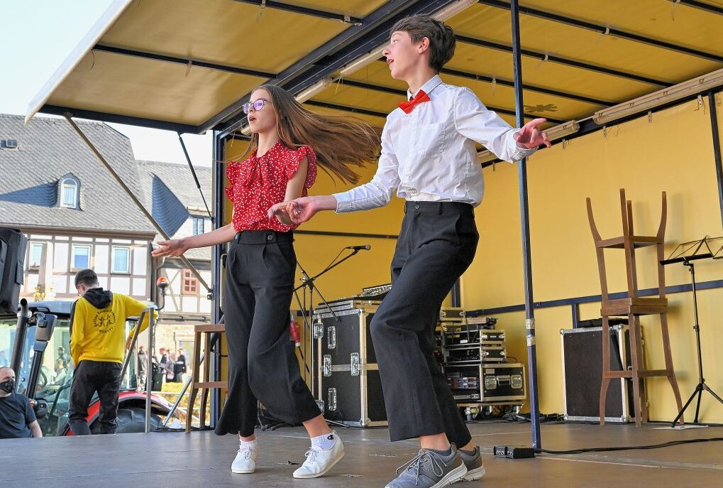 Tanzpaar der Yellow Boogie Dancers bei WM am Start - Hanna Riedel und Julien Gläß sind bei der Weltmeisterschaft am Start. Foto: Ralf Wendland