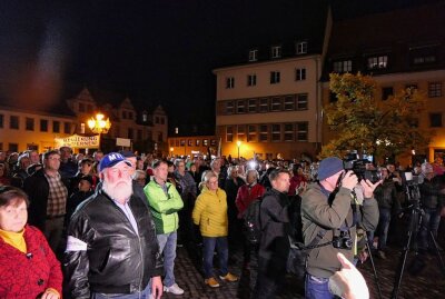 Tausende Menschen folgen Aufruf zu Bürgerprotest in Grimma - Der Bürgerprotest in Grimma fand unter dem Motto "Energie statt Ideologie" statt. Foto: Sören Müller