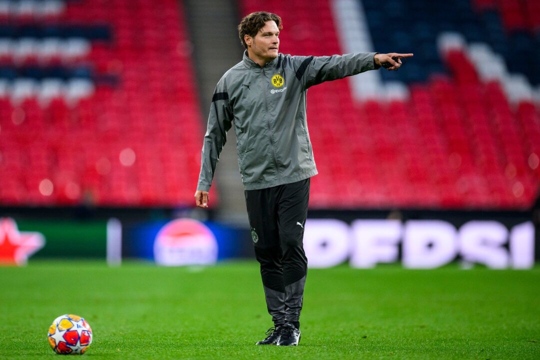 Terzic über Ancelotti: Vorbild für jeden jungen Trainer - Dortmunds Trainer Edin Terzic vor dem Champions League Finale in London.