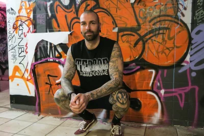 Thomas (39) aus Chemnitz: Zwischen lustigen Achsel-Tattoos und emotionalen Erinnerungen - Horrormotive haben es dem 39-Jährigen angetan. Davon hat er viele auf Armen und Beinen. 
