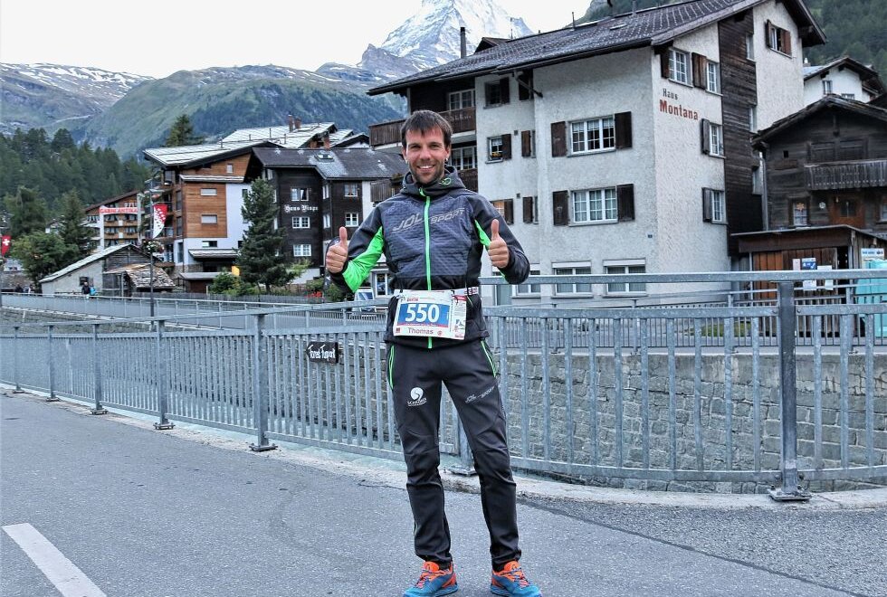 Thomas Schröder beim Gornegrat-Zermatt-Marathon in der Schweiz aktiv - Thomas Schröder zeigte sich vor dem Start gut vorbereitet. Foto: Knut Berger