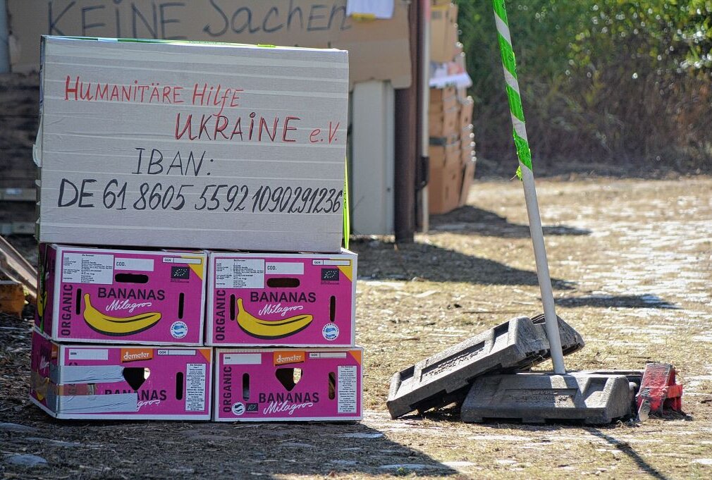 Tolle Zwischenbilanz: Viele Leipziger spendeten Hilfsgüter in die Ukraine - Viele Ukraine -Spenden aus dem März. Foto: Anke Brod