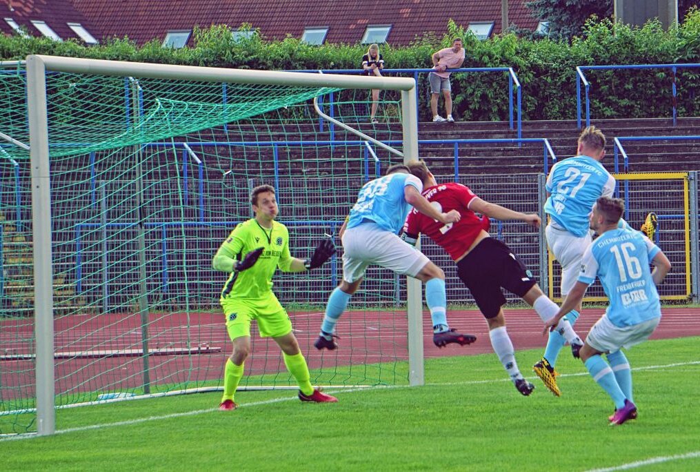 Der Chemnitzer FC gewinnt gegen die zweite Mannschaft von Hannover 96 mit 2:1. Foto: Marcus Hengst