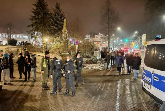 Die Montagsspaziergänge in Freiberg sind seitens der Polizei nicht verhinderbar. Foto: Daniel Unger