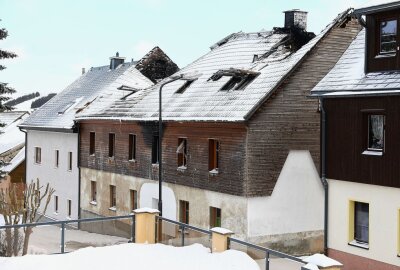 Überwältigende Welle der Hilfsbereitschaft nach Brand in Oberwiesenthal - Das Wohnhaus ist derzeit nicht bewohnbar. Foto: Thomas Fritzsch/PhotoERZ