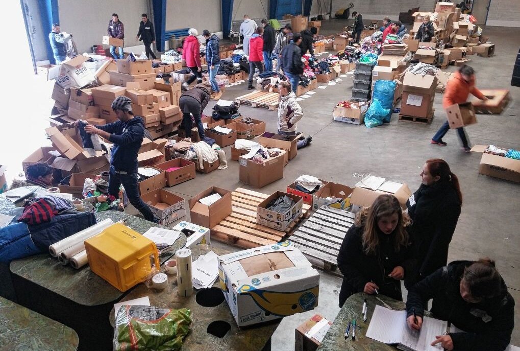 Der Chemnitzer Verein sammelt spenden. Foto: Human Aid Collective