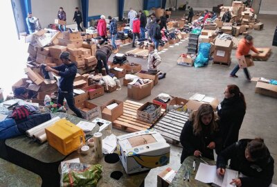 Ukraine-Krieg: Chemnitzer Verein leistet humanitäre Hilfe - Der Chemnitzer Verein sammelt spenden. Foto: Human Aid Collective