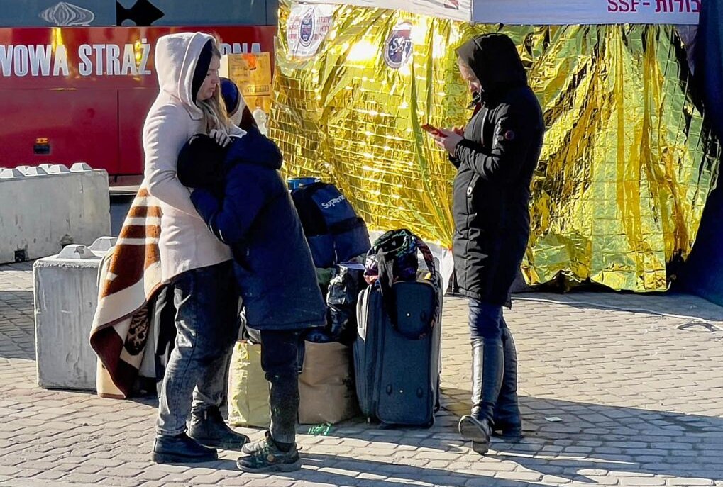 Ukraine-Krieg: Mehr als 3.500 Geflüchtete in Sachsen untergebracht - Viele Kriegsflüchtlinge aus der Ukraine suchen Schutz im Freistaat Sachsen. Foto: Daniel Unger