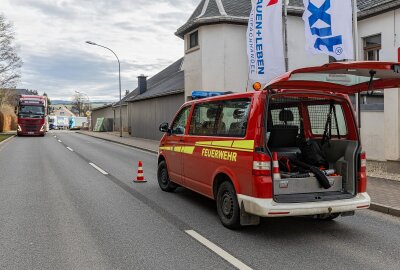 Unfall in Rodewisch: Eine Person verletzt - Am Dienstag kam es auf der B169 zu einem Verkehrsunfall mit drei beteiligten Fahrzeugen. Foto: David Rötzschke