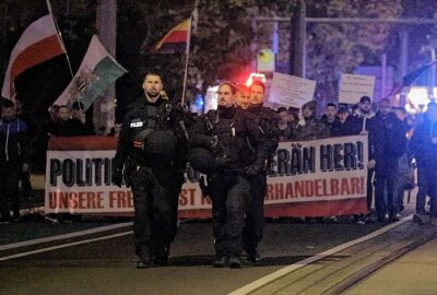 Proteste gegen die Politik der Bundesregierung findet man während des "Heißen Herbstes" in Sachsen. Foto: Bernd März