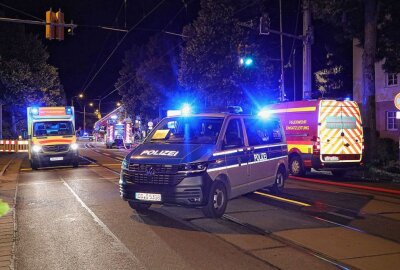Update: Brandstiftung an Wohnhaus- Tatverdächtiger festgenommen - Gegen 23.30 Uhr an der Reicker Straße kam es zu einem Brand. Foto:Roland Halkasch