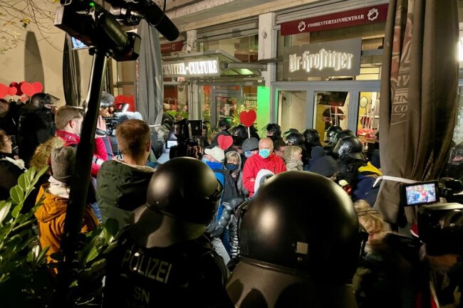 Update: Demotag in Leipzig beschäftigt Polizei - 