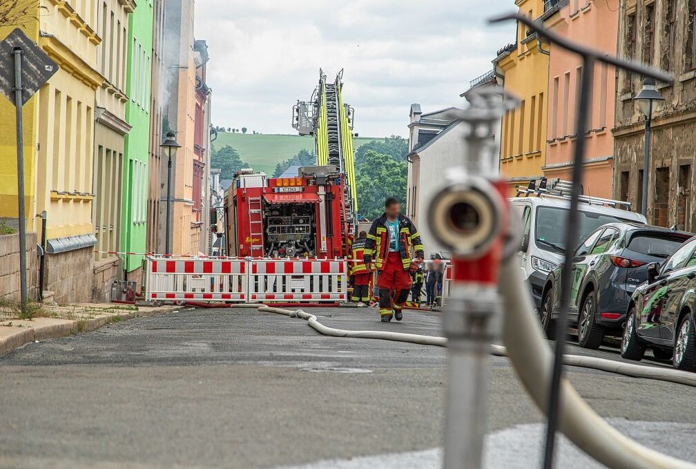 Hausbrand in Reichenbach: zwei Menschen starben Foto: André März