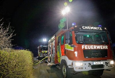 Update: Laubenbrand in Chemnitzer Gartenanlage - Laubenbrand in Chemnitz. Foto: Harry Härtel