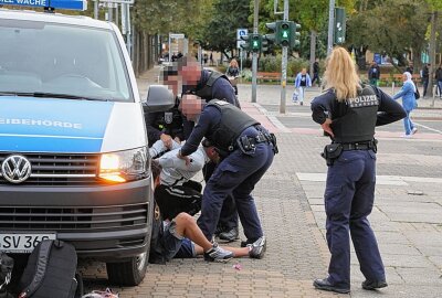 Am Mittwochnachmittag konnten gegen 18 Uhr zwei flüchtige Personen festgesetzt werden. Foto: Jan Haertel/ ChemPic